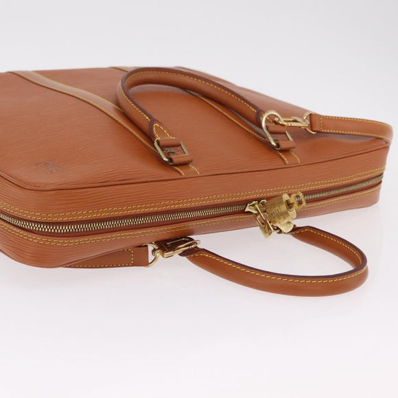LOUIS VUITTON Epi Porte Documents Voyage Bag Zipangu Gold M54478 Auth 208878V