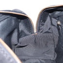 CHANEL Wild Stitch Hand Bag Leather Black Gold Tone CC Auth 208885V-19
