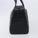 CHANEL Wild Stitch Hand Bag Leather Black Gold Tone CC Auth 208885V-5