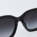 CHANEL Sunglasses Plastic Black White CC Auth 208890M-12