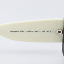 CHANEL Sunglasses Plastic Black White CC Auth 208890M-14