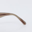 CHANEL Sunglasses Plastic Brown Gold Tone CC Auth 208892M-10