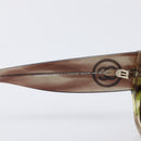 CHANEL Sunglasses Plastic Brown Gold Tone CC Auth 208892M-11
