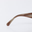 CHANEL Sunglasses Plastic Brown Gold Tone CC Auth 208892M-16