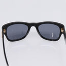 CHANEL Sunglasses Plastic Black Gold Tone CC Auth 208893-9