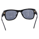 CHANEL Sunglasses Plastic Black Gold Tone CC Auth 208893-2