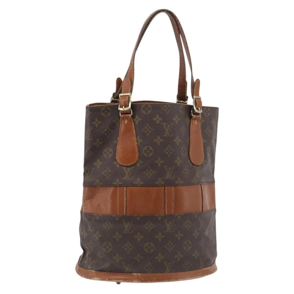 LOUIS VUITTON Monogram Bucket GM Shoulder Bag USA limited T42236 LV Auth 208895