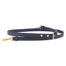 PRADA Shoulder Strap Saffiano leather Navy Gold Auth 208959-4