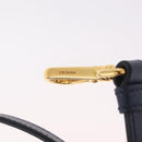 PRADA Shoulder Strap Saffiano leather Navy Gold Auth 208959-7