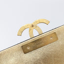 CHANEL Mini Matelasse Chain Shoulder Bag Lamb Skin Black Gold CC Auth 209002SAV-17