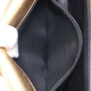 CHANEL Mini Matelasse Chain Shoulder Bag Lamb Skin Black Gold CC Auth 209002SAV-23