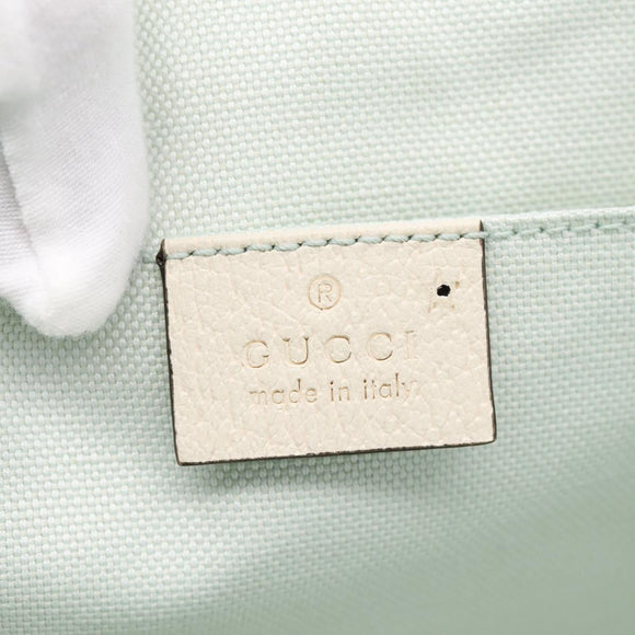 GUCCI Hand Bag Canvas Light Blue 628159 Auth 209003M