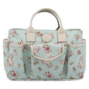 GUCCI Hand Bag Canvas Light Blue 628159 Auth 209003M-2