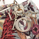 Christian Dior Hand Bag Leather Beads 2way Multicolor Gold Auth 209004SM-19