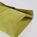 GUCCI GG Canvas Pouch Green 039 0991 Auth 209005A-10