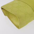 GUCCI GG Canvas Pouch Green 039 0991 Auth 209005A-11