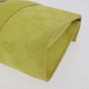 GUCCI GG Canvas Pouch Green 039 0991 Auth 209005A-12