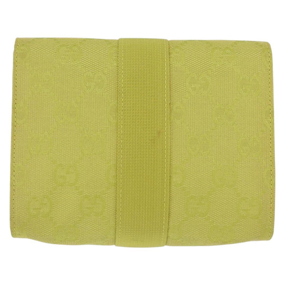 GUCCI GG Canvas Pouch Green 039 0991 Auth 209005A