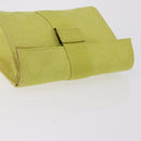 GUCCI GG Canvas Pouch Green 039 0991 Auth 209005A-7