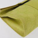 GUCCI GG Canvas Pouch Green 039 0991 Auth 209005A-9
