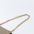 CHANEL Matelasse Chain Shoulder Bag Lamb Skin Gold CC Auth 209007M-8