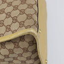 GUCCI GG Canvas Shoulder Bag Beige Gold 109101 Auth 209008-14