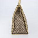 GUCCI GG Canvas Shoulder Bag Beige Gold 109101 Auth 209008-4