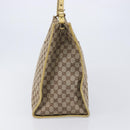 GUCCI GG Canvas Shoulder Bag Beige Gold 109101 Auth 209008-5