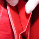 CELINE Shoulder Bag Leather Red Gold Auth 209009-23