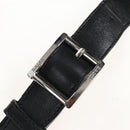 Bally Boston Bag Leather 2way Black Silver Auth 209012-14