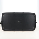 Bally Boston Bag Leather 2way Black Silver Auth 209012-16