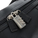 Bally Boston Bag Leather 2way Black Silver Auth 209012-21