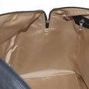 Bally Boston Bag Leather 2way Black Silver Auth 209012-26