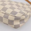 LOUIS VUITTON Damier Azur Pochette Accessoires Pouch N51986 LV Auth 209015A-15