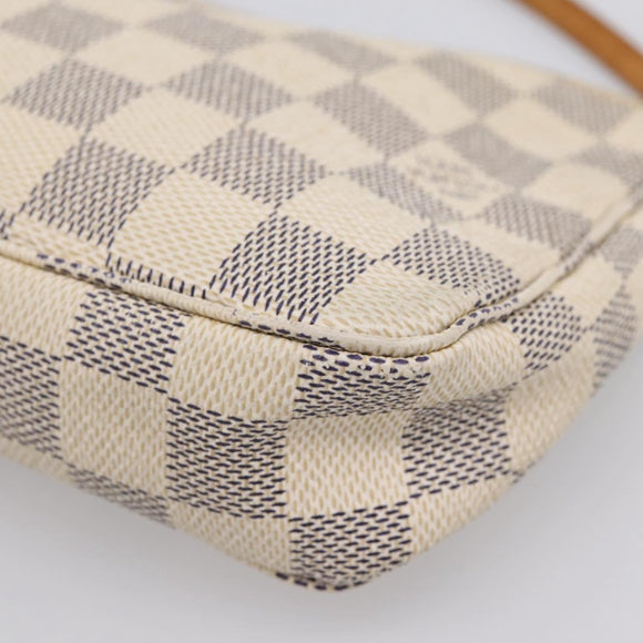 LOUIS VUITTON Damier Azur Pochette Accessoires Pouch N51986 LV Auth 209015A