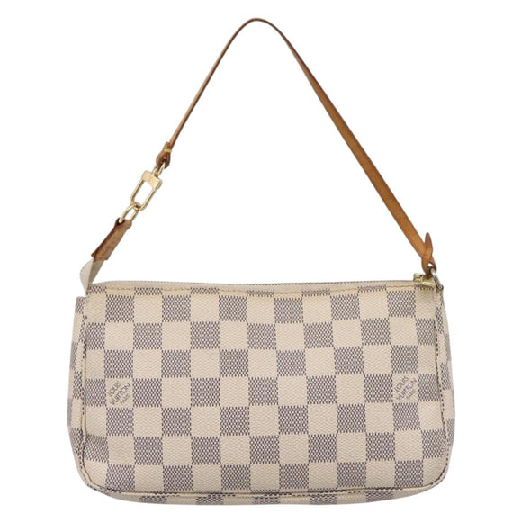 LOUIS VUITTON Damier Azur Pochette Accessoires Pouch N51986 LV Auth 209015A