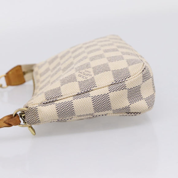 LOUIS VUITTON Damier Azur Pochette Accessoires Pouch N51986 LV Auth 209015A