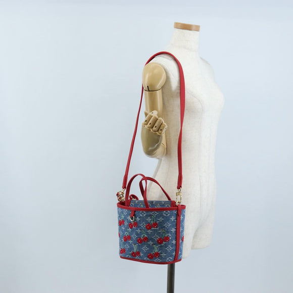 LOUIS VUITTON Monogram Denim Neverful Inside Out Bag M14997 LV Auth 209016SM