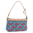 LOUIS VUITTON Denim Cherry Pochette Accessoires Pouch M13994 LV Auth 209017SM-1