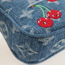 LOUIS VUITTON Denim Cherry Pochette Accessoires Pouch M13994 LV Auth 209017SM-13