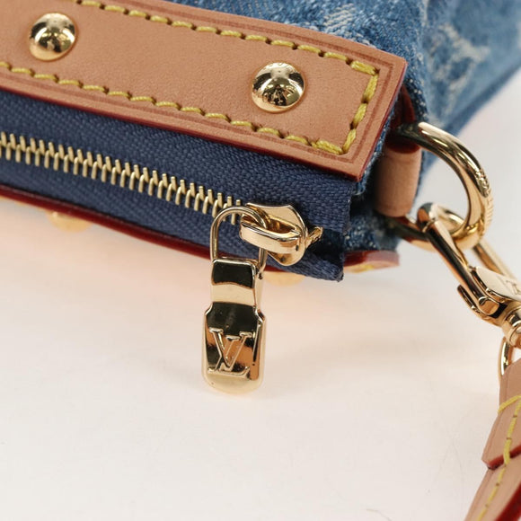 LOUIS VUITTON Denim Cherry Pochette Accessoires Pouch M13994 LV Auth 209017SM