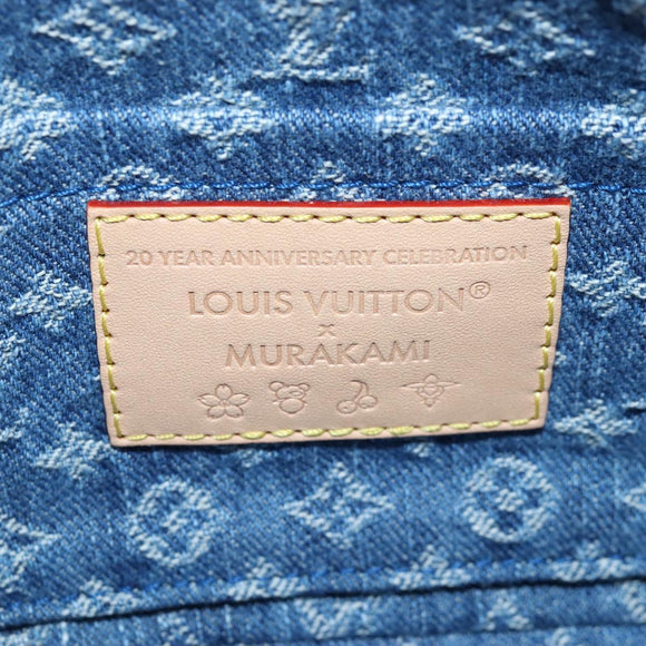 LOUIS VUITTON Denim Cherry Pochette Accessoires Pouch M13994 LV Auth 209017SM