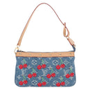 LOUIS VUITTON Denim Cherry Pochette Accessoires Pouch M13994 LV Auth 209017SM-2