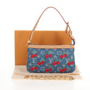 LOUIS VUITTON Denim Cherry Pochette Accessoires Pouch M13994 LV Auth 209017SM-26