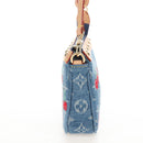 LOUIS VUITTON Denim Cherry Pochette Accessoires Pouch M13994 LV Auth 209017SM-5