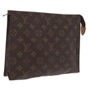 LOUIS VUITTON Monogram Poche Toilette 26 Pouch M47542 LV Auth 209020A-1