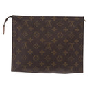 LOUIS VUITTON Monogram Poche Toilette 26 Pouch M47542 LV Auth 209020A-3