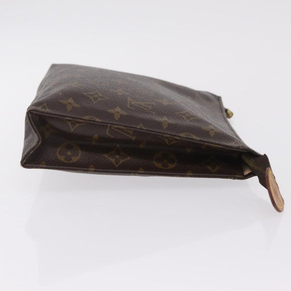 LOUIS VUITTON Monogram Poche Toilette 26 Pouch M47542 LV Auth 209020A