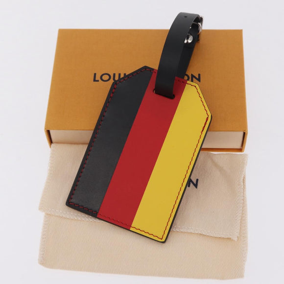 LOUIS VUITTON Epi Name Tag Germany World Cup Limited Edition Red LV Auth 209030M