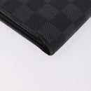 LOUIS VUITTON Damier Graphite PortefeuilleMarco Wallet N62664 LV Auth 209033-11